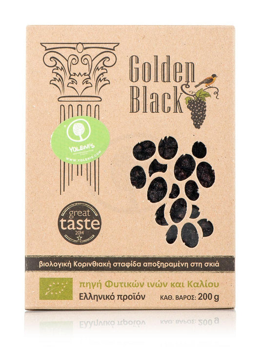 Βιολογική Κορινθιακή σταφίδα, Νεμέας "Golden Black" 200g