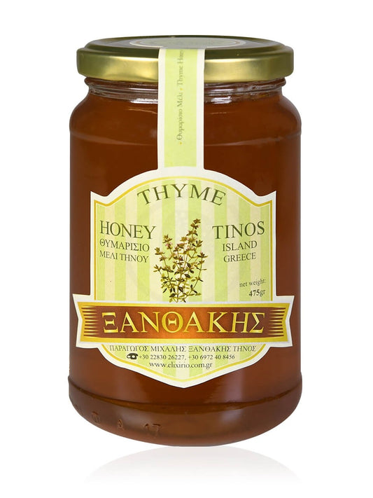 Θυμαρίσιο μέλι Τήνου "Ξανθάκης" 475g